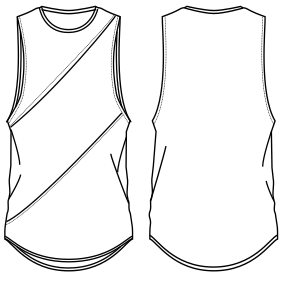 Fashion sewing patterns for Sport tank 7882